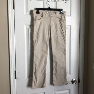 Abercrombie & Fitch Khaki Size 0 Straight Jeans